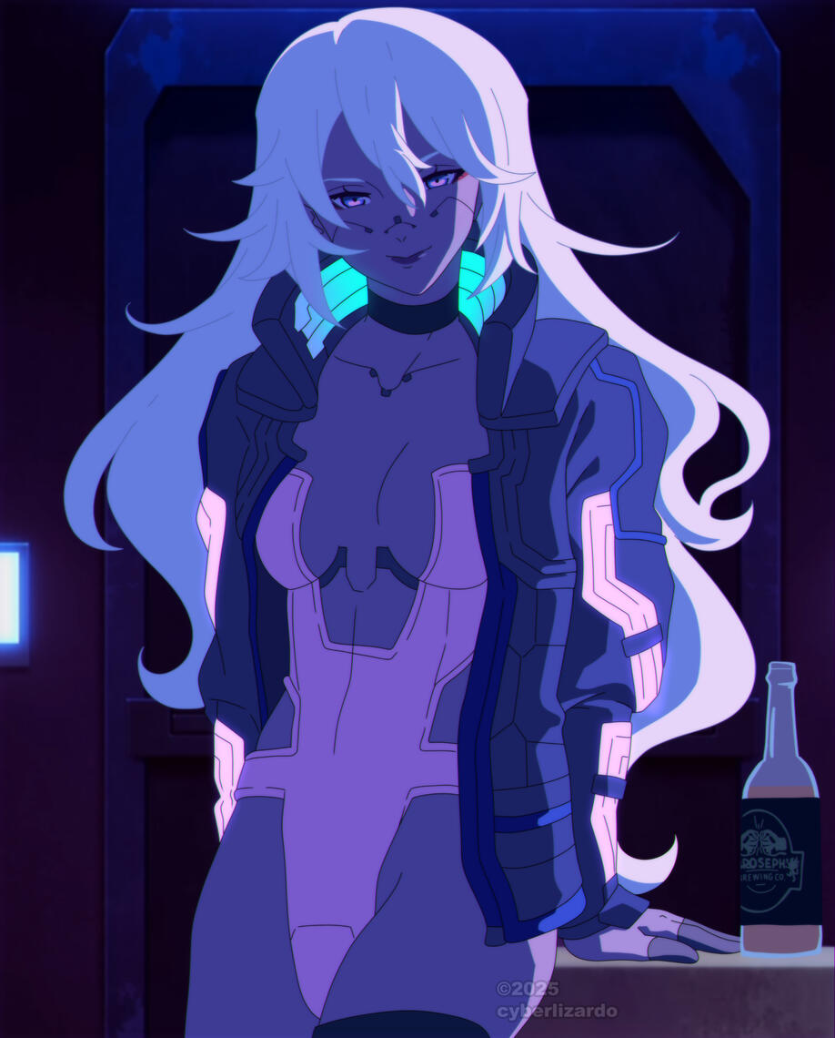 My Cyberpunk Edgerunners original character: Cel